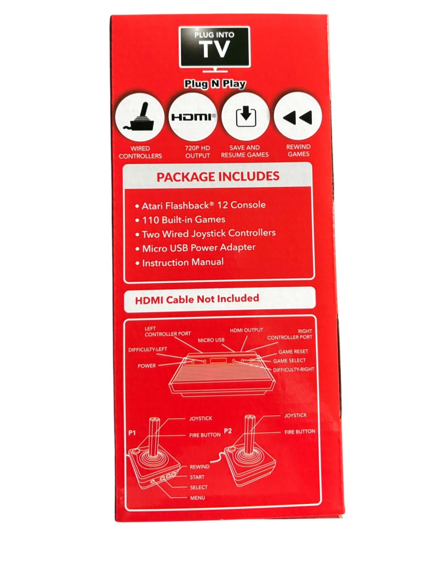 Atari Flashback 12 - Retro Game Console - 110 classic games - Guzzgoggs