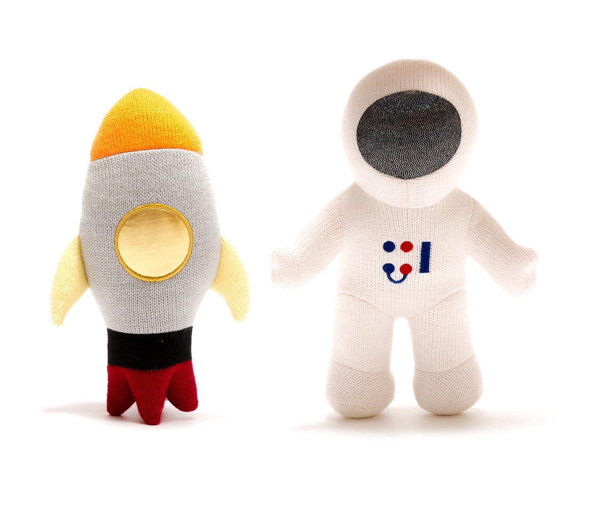 Best Years Knitted Astronaut Toy - Guzzgoggs