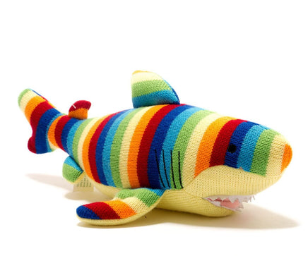 Best Years Knitted Shark with Bold Stripes - Guzzgoggs
