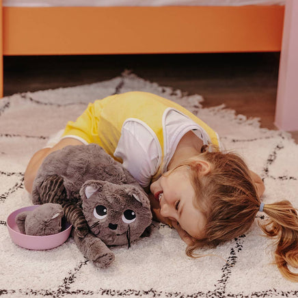 BTL Diffusion UK LTD - Les Ptipotos Charlie The Cat Mum & Baby Brown Grey - Guzzgoggs