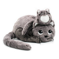 BTL Diffusion UK LTD - Les Ptipotos Charlie The Cat Mum & Baby Brown Grey - Guzzgoggs
