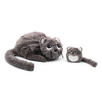 BTL Diffusion UK LTD - Les Ptipotos Charlie The Cat Mum & Baby Brown Grey - Guzzgoggs