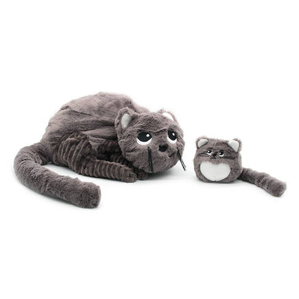BTL Diffusion UK LTD - Les Ptipotos Charlie The Cat Mum & Baby Brown Grey - Guzzgoggs