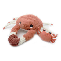 BTL Diffusion UK LTD - Les Ptipotos Colin The Crab Mum & Baby Terracotta - Guzzgoggs