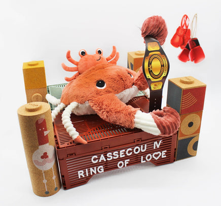 BTL Diffusion UK LTD - Les Ptipotos Colin The Crab Mum & Baby Terracotta - Guzzgoggs