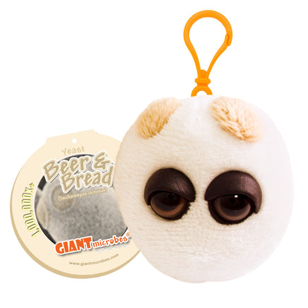 Giant Microbes Beer and Bread Yeast Keyring - Guzzgoggs
