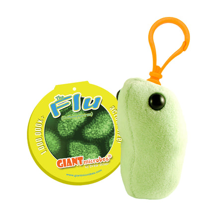 Giant Microbes Flu Keyring - Guzzgoggs