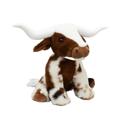 Jomanda Medium Texas Longhorn Brown Coo Highland Cow - 23cm - Guzzgoggs