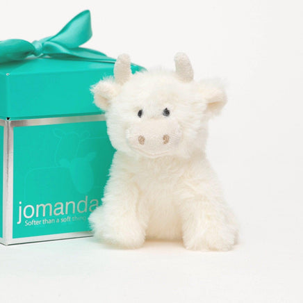 Jomanda Mini Scottish Highland Cow Cream 11cm - Guzzgoggs