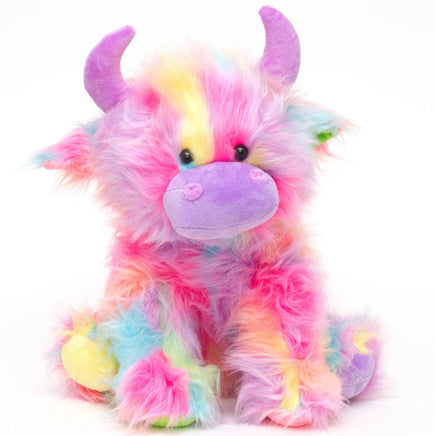 Jomanda Rainbow Highland Cow Large 30cm - Guzzgoggs