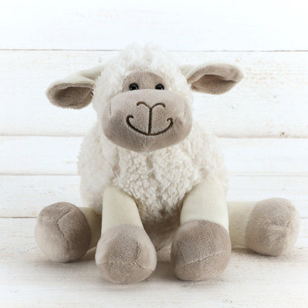 Jomanda White Sitting Sheep Small 18cm - Guzzgoggs