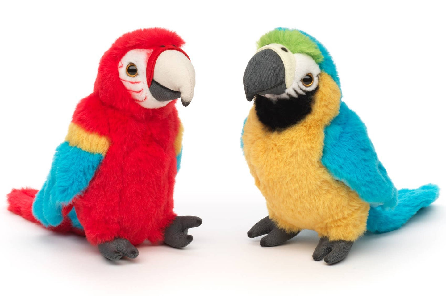 Uni Toys - Parrot (red) - 20 cm (height) - Cuddle/Plush toy - Guzzgoggs