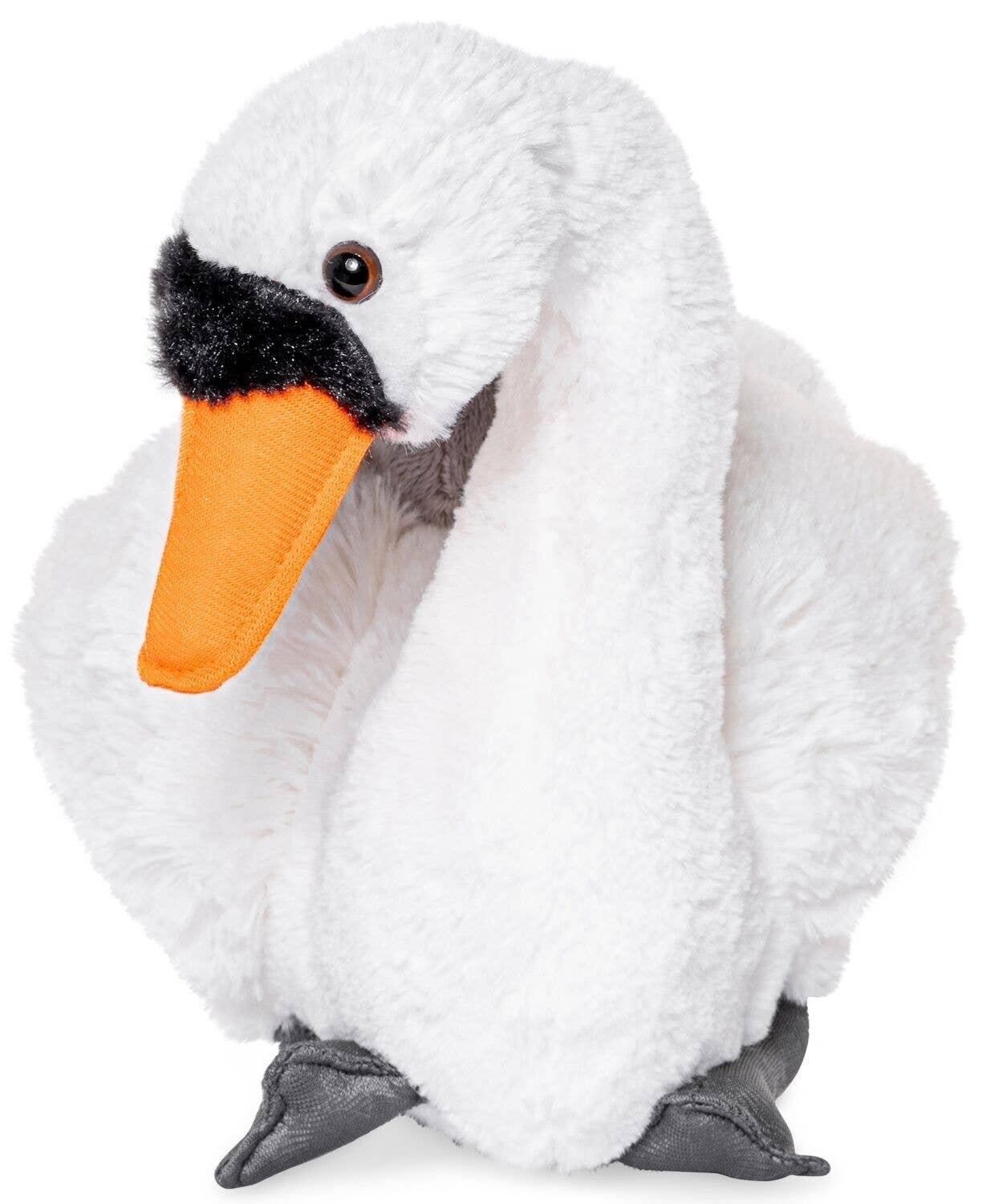 Uni Toys - Swan with Babies - 24 cm (Height) Plush - Guzzgoggs