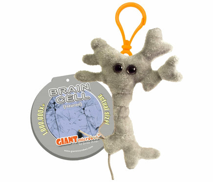 Giant Microbes Brain Cell Key Ring - Guzzgoggs