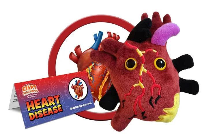 Giant Microbes Heart Disease Plush Educational Toy - Guzzgoggs