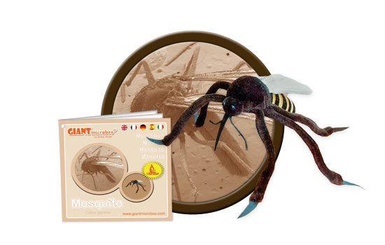 Giant Microbes Original Mosquito (Culex Pipiens) Plush Educational Toy - Guzzgoggs