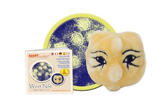 Giant Microbes Original West Nile Virus Plush Educational Toy - Guzzgoggs