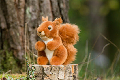 Teddy Hermann - Squirrel 14 cm - plush toy - soft toy - Guzzgoggs