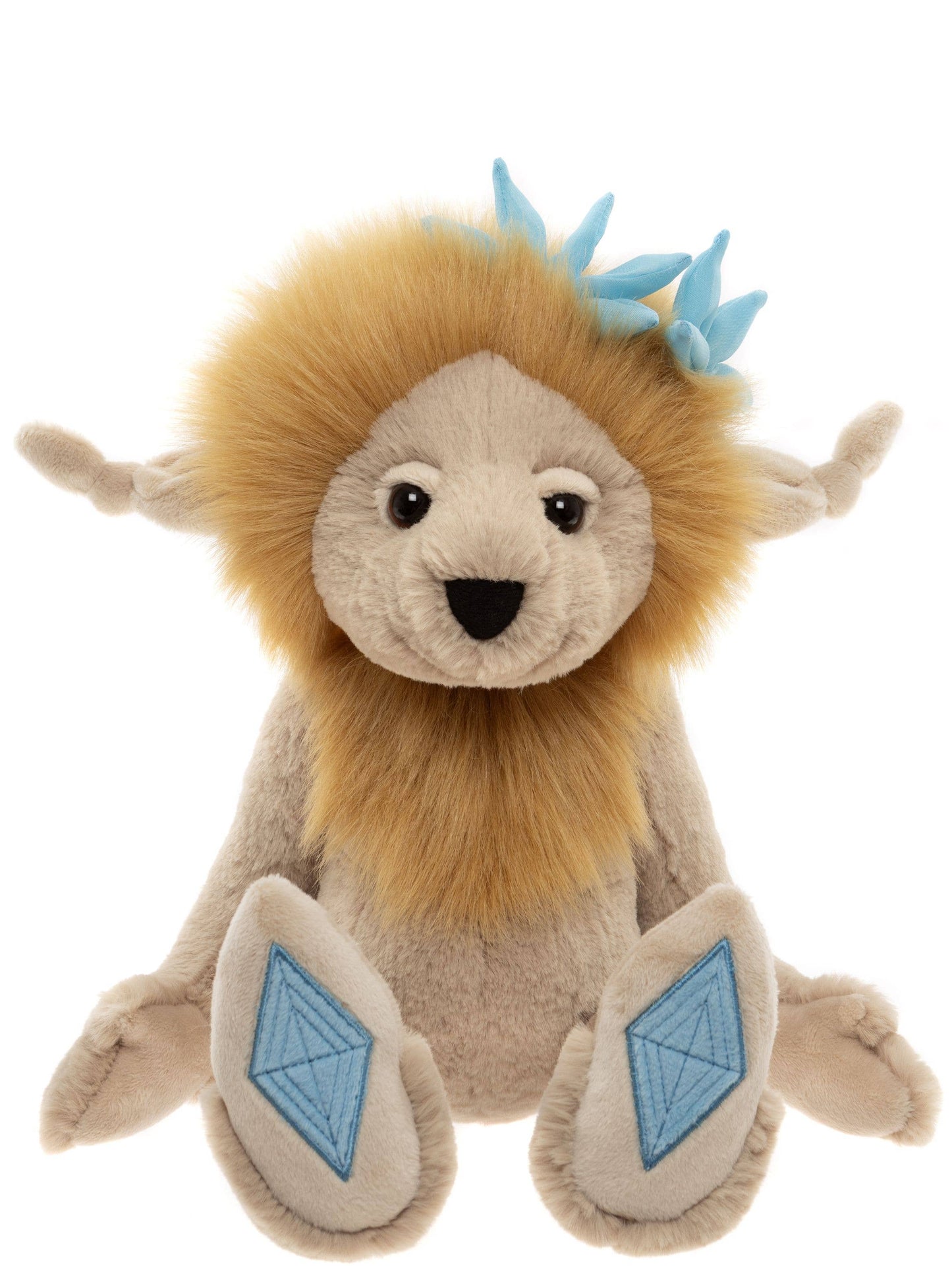 Charlie Bears Ltd - Topaz Blu Soft Plush Toy Teddy Bear Troll - Bearhouse / Troll - Guzzgoggs