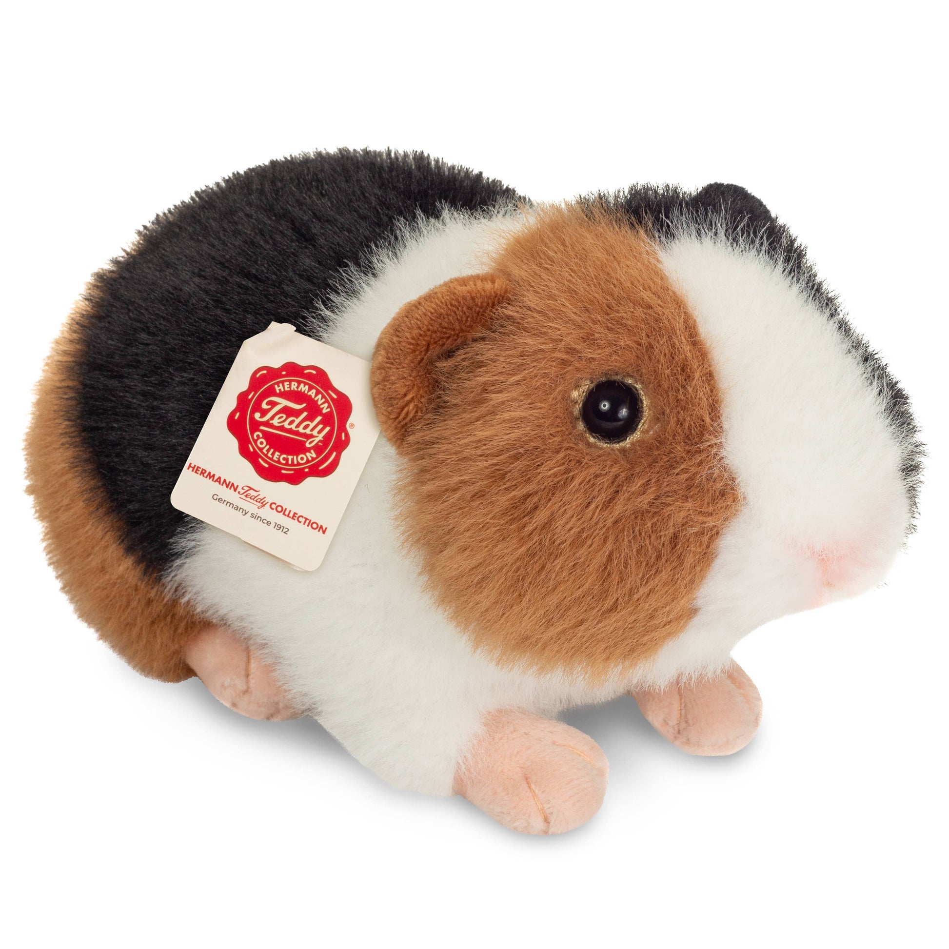 Teddy Hermann - Guinea pig 3-colored 19 cm - Plush toy - Stuffed animal - Guzzgoggs