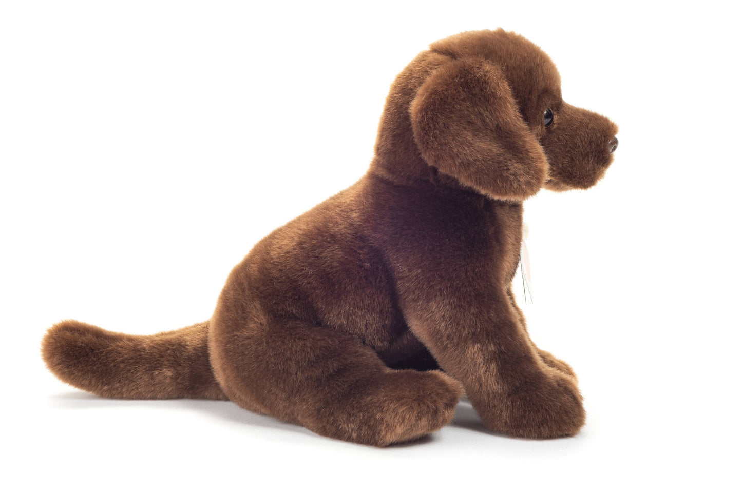 Teddy Hermann - Labrador sitting dark brown 25 cm - plush toy - stuffed toy - Guzzgoggs