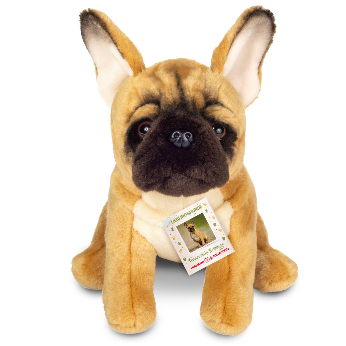 Teddy Hermann - French bulldog 27 cm - plush toy - soft toy