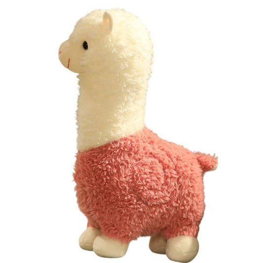 ToyalFriends - Pink & White Alpaca Animal Plush