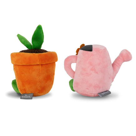 Hallmark - Better Together Watering Can & Plant Pot Magnetic Plush Pair - Guzzgoggs