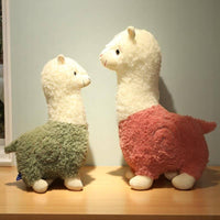 ToyalFriends - Pink & White Alpaca Animal Plush