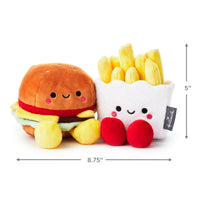 Hallmark - Better Together Burger & Fries Magnetic Plush Pair - Guzzgoggs