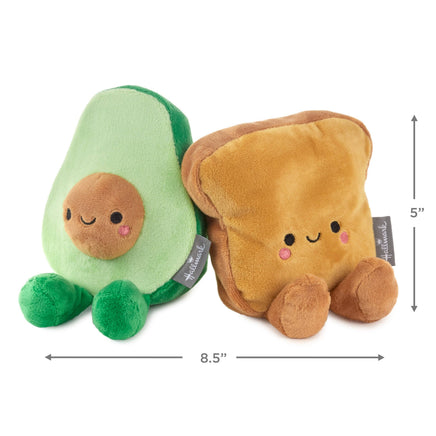 Hallmark - Better Together Avocado & Toast Magnetic Plush Pair - Guzzgoggs
