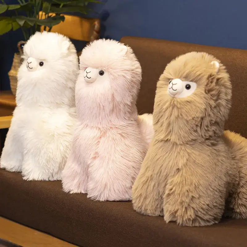 ToyalFriends - Brown Alpaca Llama Plush - Guzzgoggs