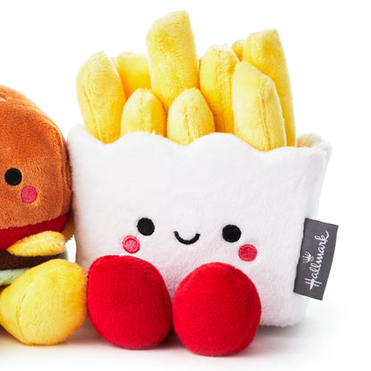 Hallmark - Better Together Burger & Fries Magnetic Plush Pair - Guzzgoggs
