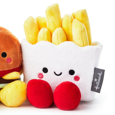 Hallmark - Better Together Burger & Fries Magnetic Plush Pair - Guzzgoggs