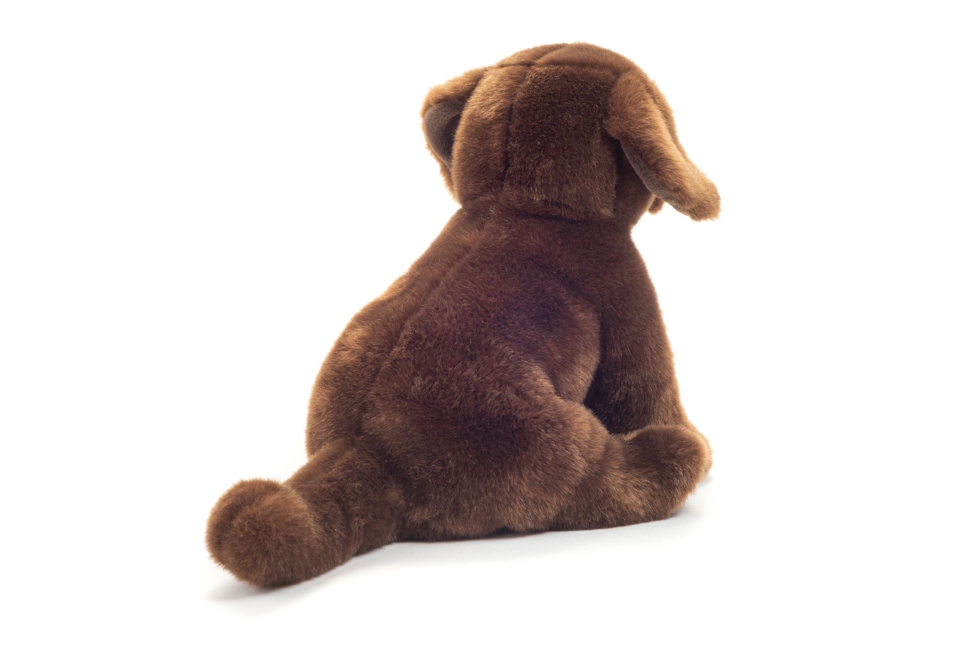 Teddy Hermann - Labrador sitting dark brown 25 cm - plush toy - stuffed toy - Guzzgoggs