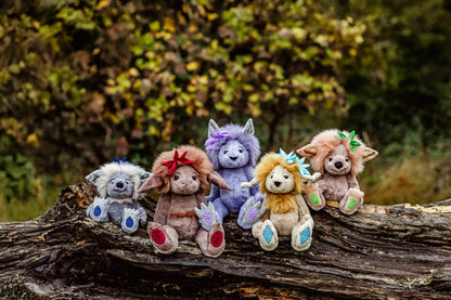 Charlie Bears Ltd - Amethyst Boo Soft Plush Toy Teddy Bear Troll - Bearhouse / Troll - Guzzgoggs