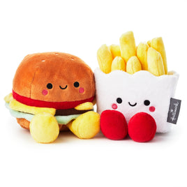 Hallmark - Better Together Burger & Fries Magnetic Plush Pair - Guzzgoggs
