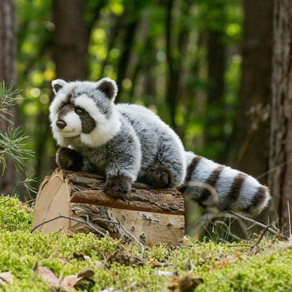 Teddy Hermann - Raccoon 29 cm - plush toy - soft toy - Guzzgoggs