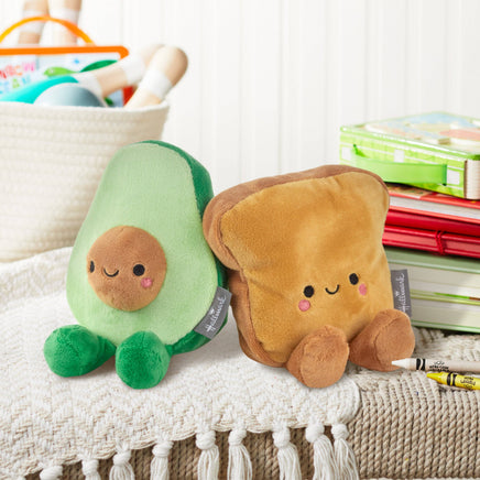 Hallmark - Better Together Avocado & Toast Magnetic Plush Pair - Guzzgoggs