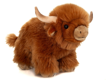 Teddy Hermann - Highland Cattle 28 cm - Plush Toy - Stuffed Animal - Guzzgoggs
