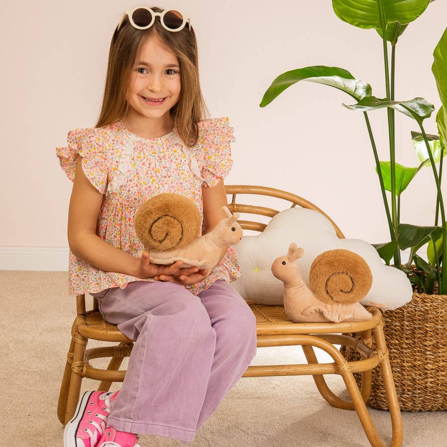 Teddy Hermann - Lotta snail 20 cm - plush toy - stuffed toy - Guzzgoggs