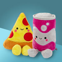 Hallmark - Better Together Pizza & Pop Magnetic Plush Pair - Guzzgoggs