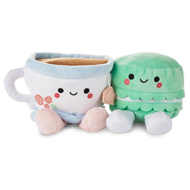 Hallmark - Better Together Tea & Macaron Magnetic Plush Pair - Guzzgoggs