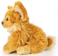 Uni Toys - Chihuahua Dog (brown) - 18cm (length) - cuddly/plush toy