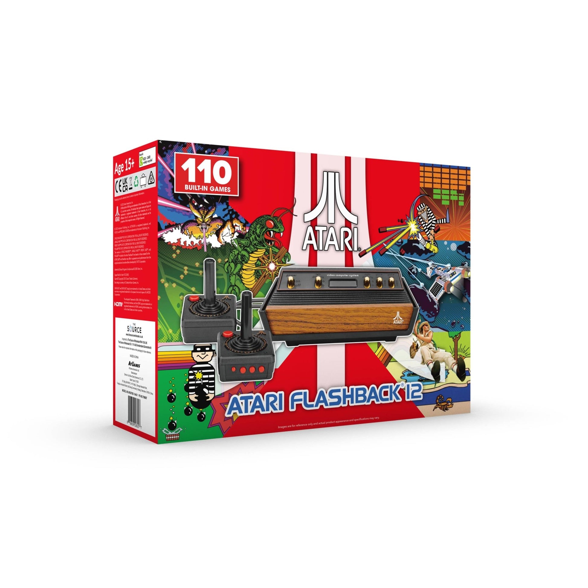 Atari Flashback 12 - Retro Game Console - 110 classic games - Guzzgoggs