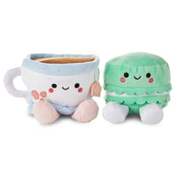 Hallmark - Better Together Tea & Macaron Magnetic Plush Pair - Guzzgoggs