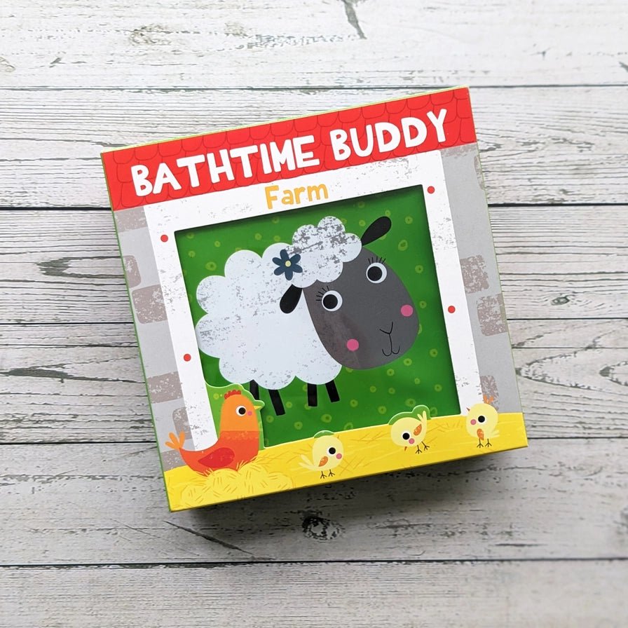 Bath Time Buddy Book (Farm) - Guzzgoggs