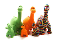 Best Years Knitted Green Diplodocus Dinosaur Plush Toy - Guzzgoggs