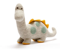 Best Years Knitted Organic Large Diplodocus Dinosaur Soft Toy - Guzzgoggs