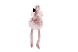 Best Years Knitted, Plush and Tweed Pink Flamingo Baby Rattle - Guzzgoggs